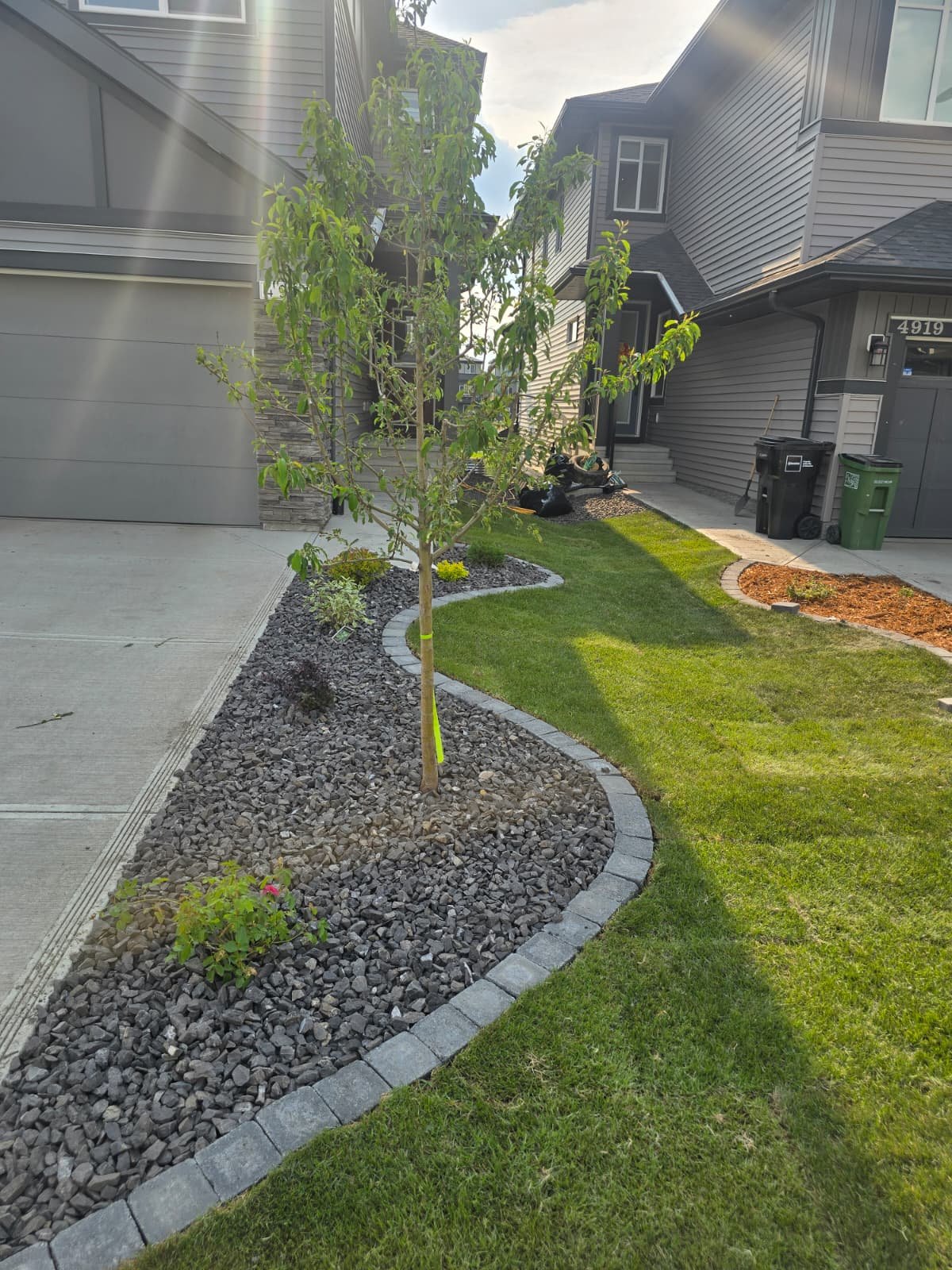 Garden Guys Instagram — rockscape curbed bed